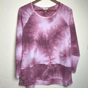 Como blu tye die large top